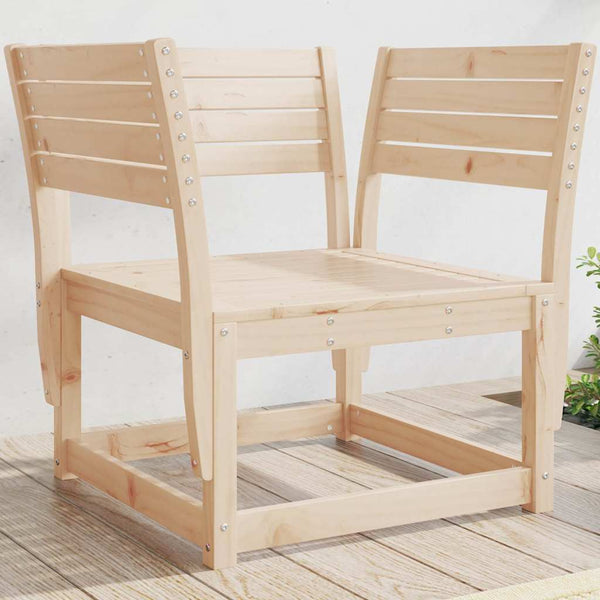 vidaXL Chaise de jardin en pin massif