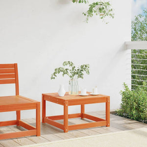 Gartenhocker Kiefer Massivholz Wachsbraun