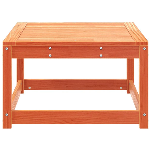 Gartenhocker Kiefer Massivholz Wachsbraun