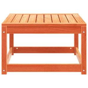 Gartenhocker Kiefer Massivholz Wachsbraun
