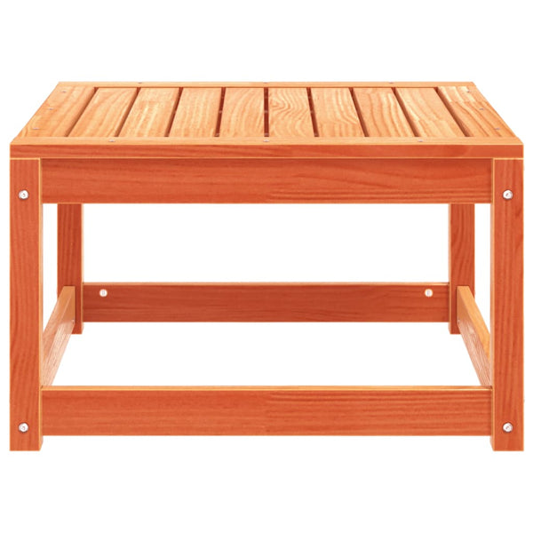 Gartenhocker Kiefer Massivholz Wachsbraun