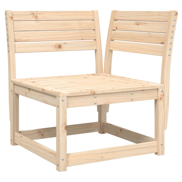 Garten Ecksofa Kiefer Massivholz mit Kissen