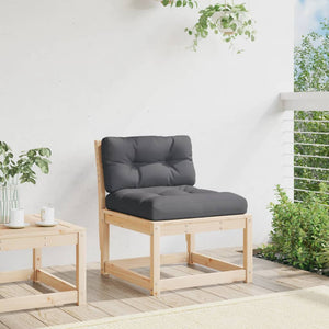 Gartensofa Kiefer Massivholz mit Kissen