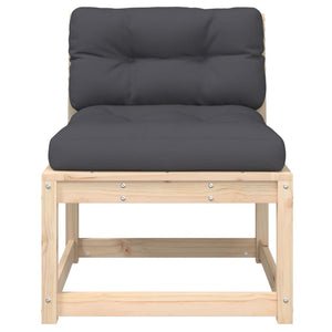 Gartensofa Kiefer Massivholz mit Kissen