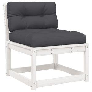 Gartensofa Kiefer Massivholz mit Kissen