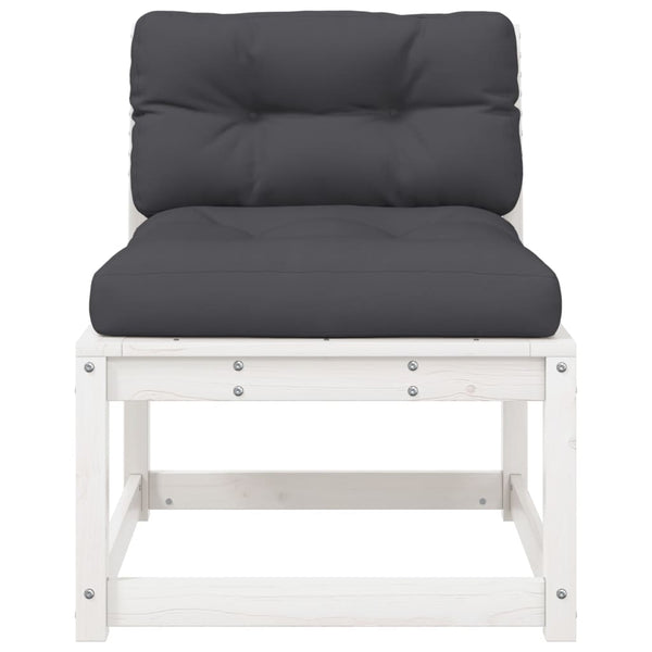 Gartensofa Kiefer Massivholz mit Kissen