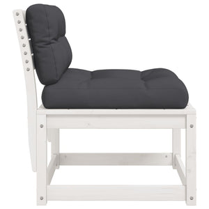 Gartensofa Kiefer Massivholz mit Kissen