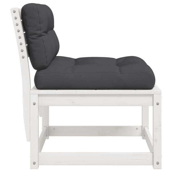 Gartensofa Kiefer Massivholz mit Kissen