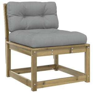 Gartensofa Kiefer Imprägniert mit Kissen