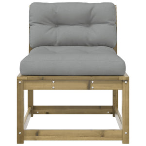 Gartensofa Kiefer Imprägniert mit Kissen