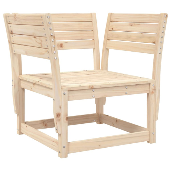 Gartensofa Kiefer Massivholz mit Kissen