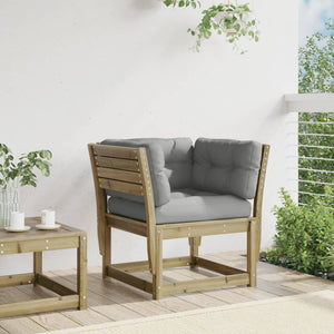 Gartensofa Kiefer Imprägniert mit Kissen