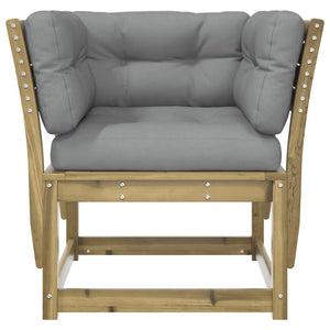 Gartensofa Kiefer Imprägniert mit Kissen
