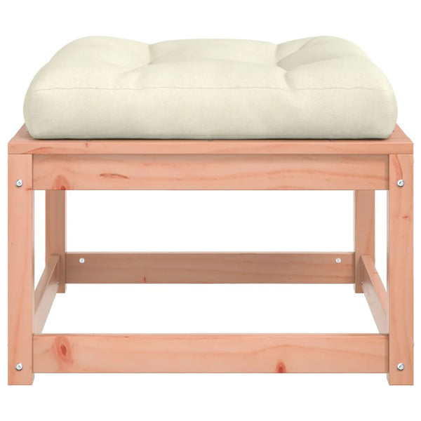 Gartenhocker Douglasie mit Kissen