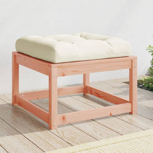 Gartenhocker Douglasie mit Kissen