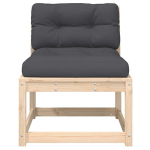 Gartensofas mit Kissen, 2er Set
