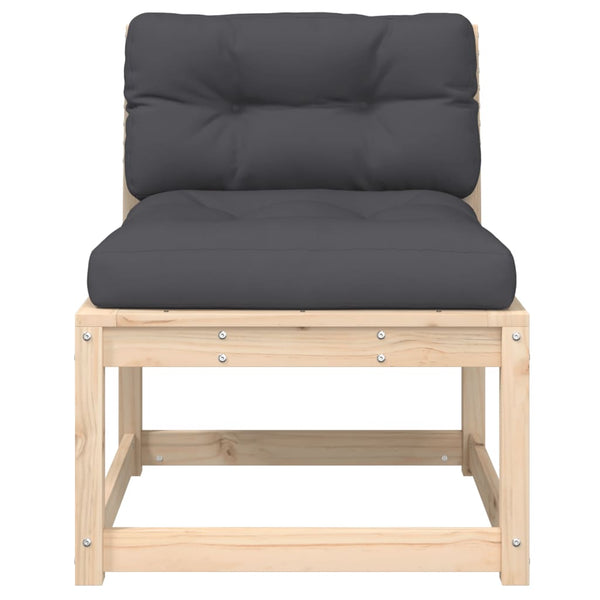 Gartensofas mit Kissen, 2er Set