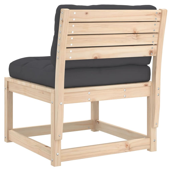 Gartensofas mit Kissen, 2er Set