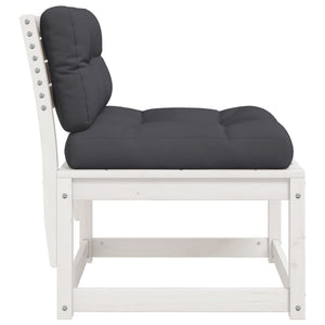 Gartensofas mit Kissen, 2er Set, Kiefer Massivholz