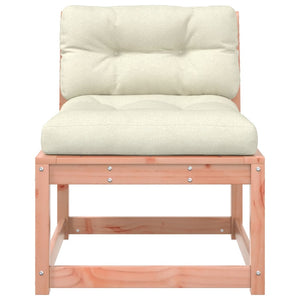 Gartensofas mit Kissen, Douglasienholz, 2er Set