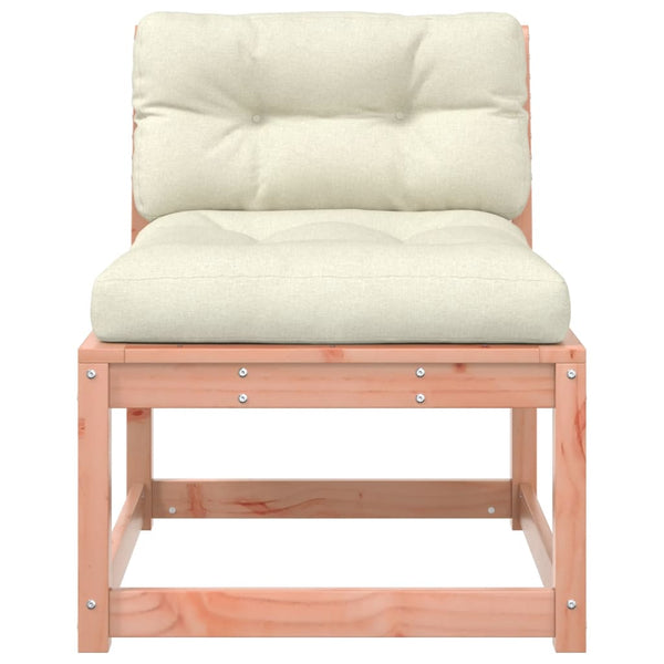 Gartensofas mit Kissen, Douglasienholz, 2er Set