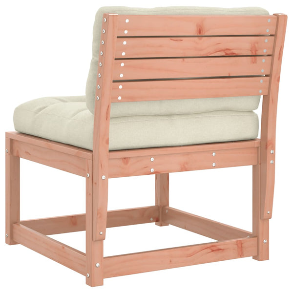 Gartensofas mit Kissen, Douglasienholz, 2er Set