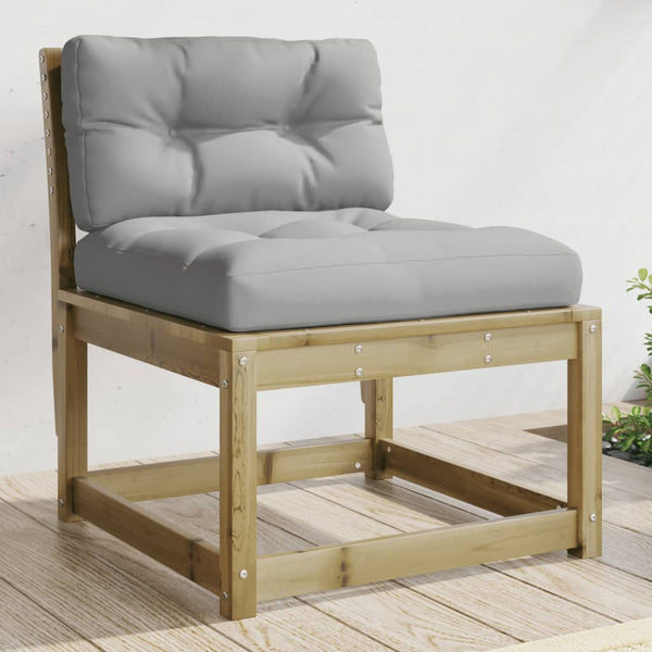Gartensofas mit Kissen, 2er Set