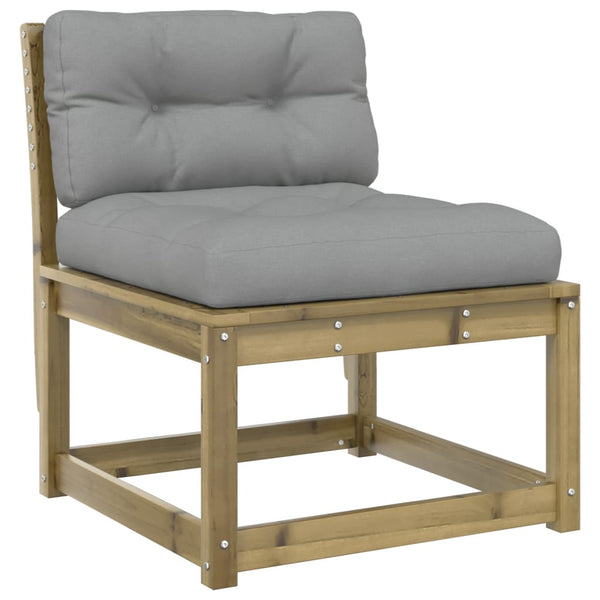 Gartensofas mit Kissen, 2er Set