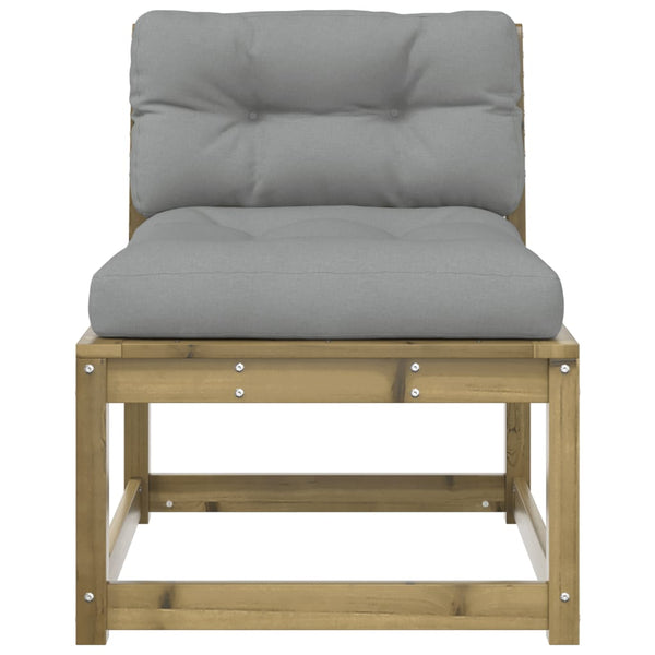 Gartensofas mit Kissen, 2er Set