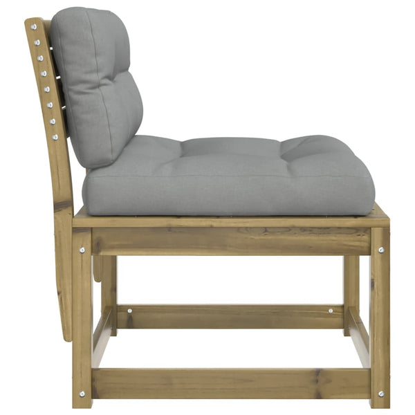 Gartensofas mit Kissen, 2er Set