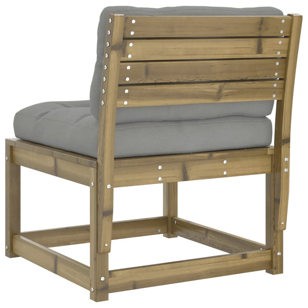 Gartensofas mit Kissen, 2er Set