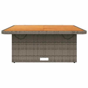 Grauer Gartentisch 110x110 cm