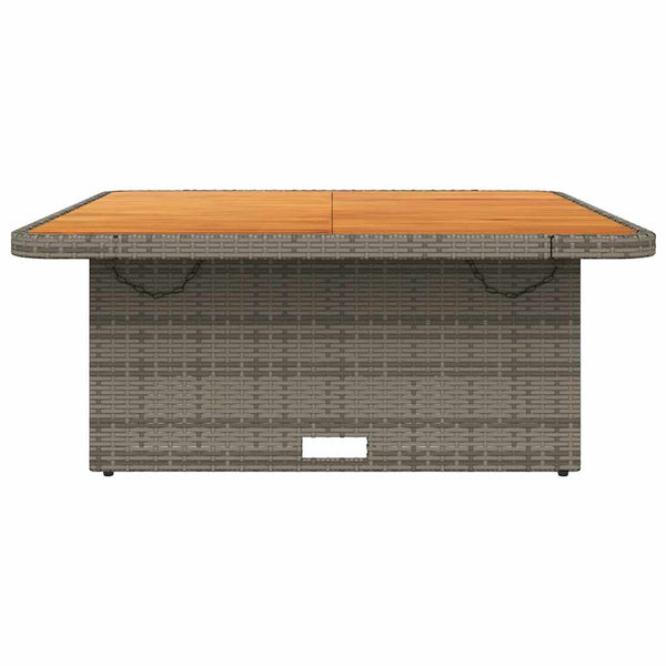 Grauer Gartentisch 110x110 cm