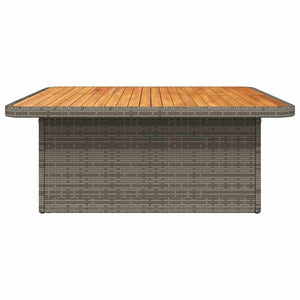 Grauer Gartentisch 110x110 cm