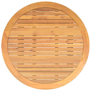 Gartentisch Schwarz Ø110cm Poly Rattan