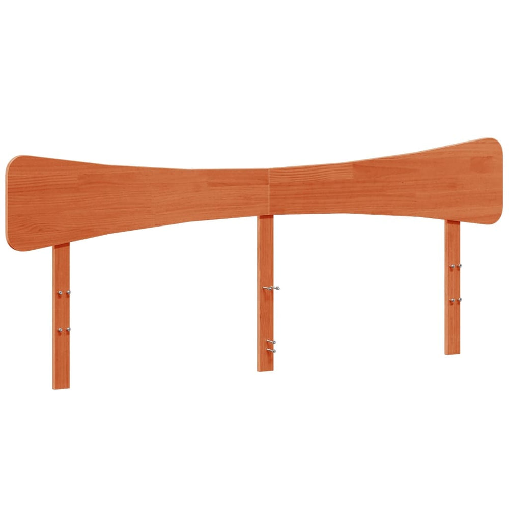 Wachsbraunes Kopfteil 180 cm Kiefer Massivholz