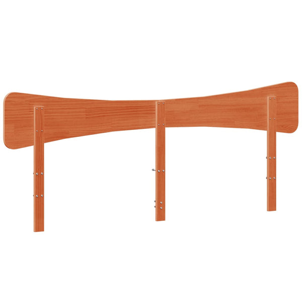 Wachsbraunes Kopfteil 180 cm Kiefer Massivholz