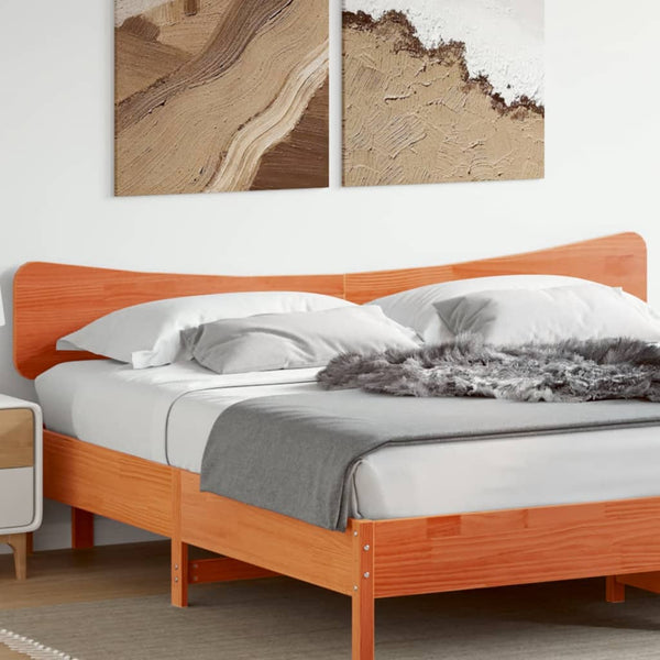 Wachsbraunes Kopfteil 180 cm Kiefer Massivholz