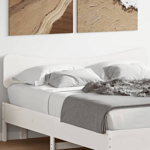 Weißes Kiefer Massivholz Kopfteil 160 cm