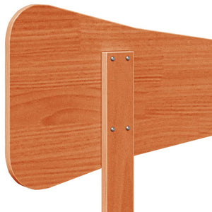 Kopfteil Wachsbraun 160cm Kiefer Massivholz