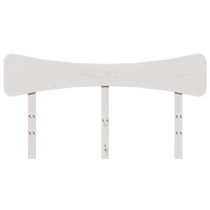 Kopfteil Weiß 150 cm Kiefer Massivholz