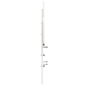 Weißes Kopfteil 140 cm Kiefer Massivholz