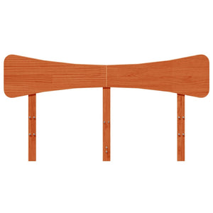 Wachsbraunes Kopfteil 140 cm Kiefer Massivholz