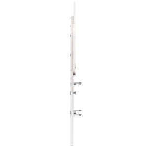 Weißes Kopfteil 135 cm Kiefer Massivholz
