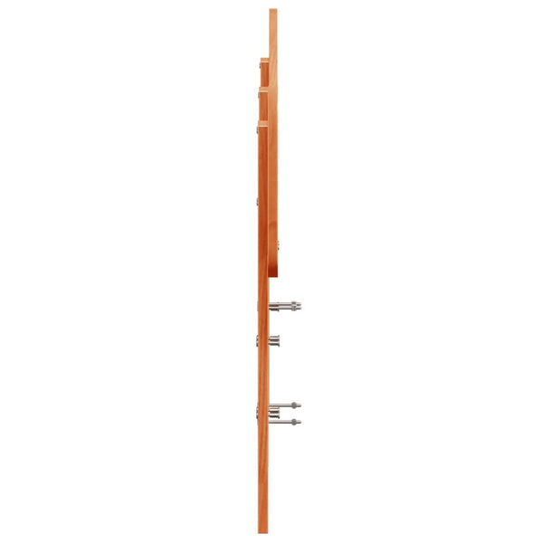 Wachsbraunes Kopfteil 135 cm Kiefer Massivholz