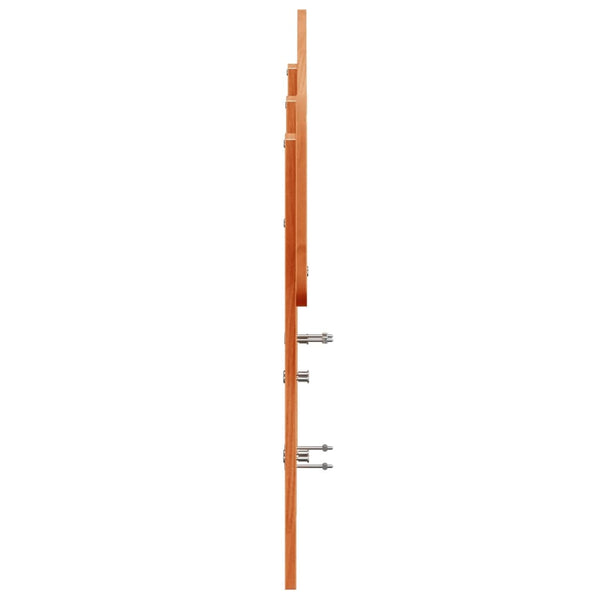 Wachsbraunes Kiefer Massivholz Kopfteil 120 cm