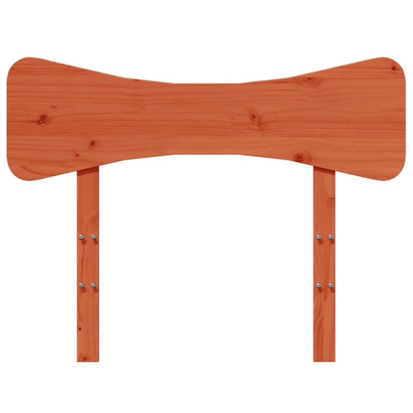 Wachsbraunes Kopfteil 100 cm Kiefer Massivholz