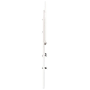 Weißes Kopfteil 75 cm Kiefer Massivholz