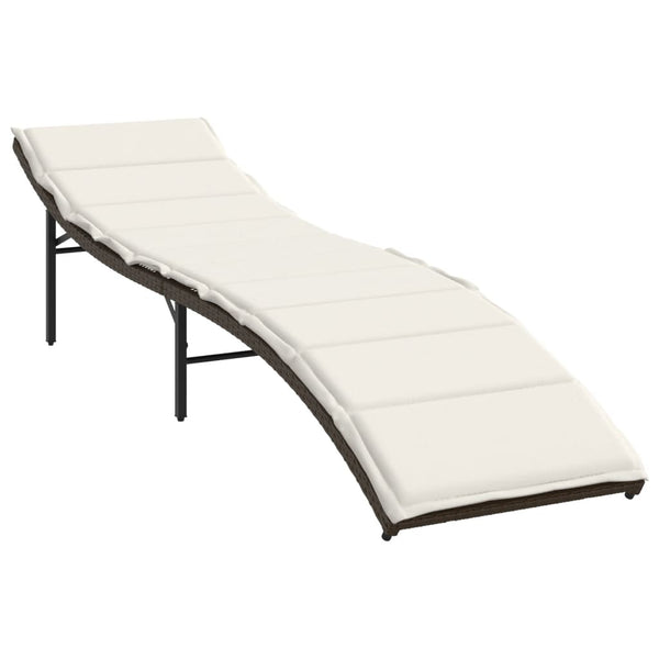 Poly Rattan Sonnenliegen 2er Set mit Tisch