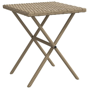 Poly Rattan Sonnenliegen 2er Set mit Tisch